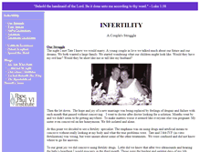 Tablet Screenshot of catholicinfertility.org